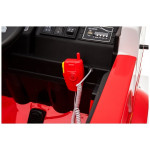 Elektrické autíčko - hasičské - červené